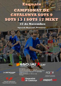 ESQUAIX – 22 DE NOVEMBRE – CAMPIONAT DE CATALUNYA SOTS 9, SOTS 13 I SOTS 17 MIXT – MARCONI TERRASSA